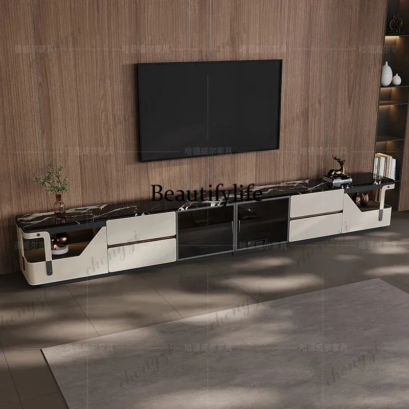 Z138 minimalist comfortable Tv stand luxury storage minimalist marble Tv tables entertainment center mesa tv salon home furnitur