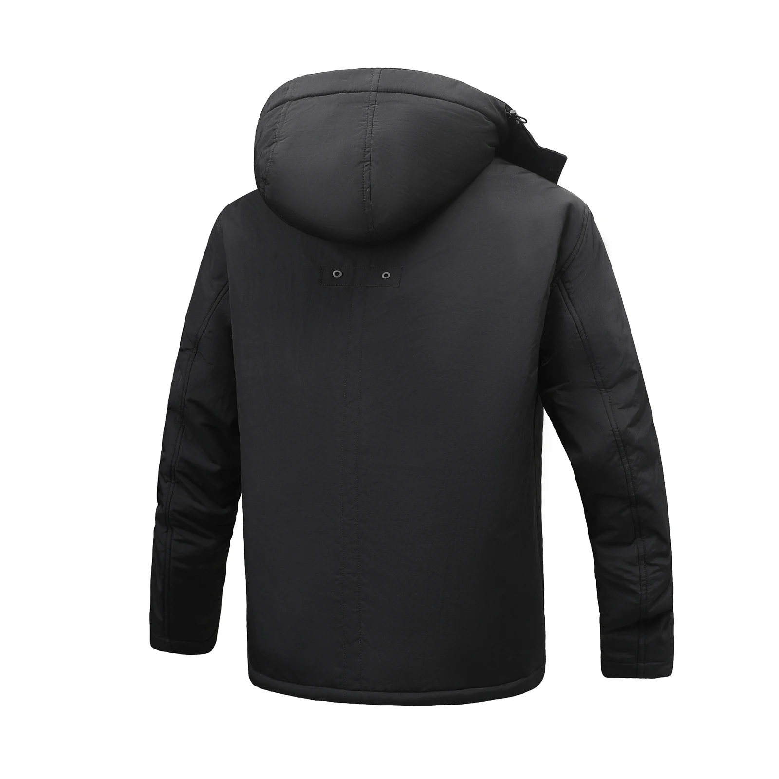 الرجال سترة غير رسمية موضة شتاء دافئ طويل الأكمام يندبروف معاطف رجالي في الهواء الطلق جاكت مزود بغطاء للرأس الرجال أبلى معطف جاكيتات