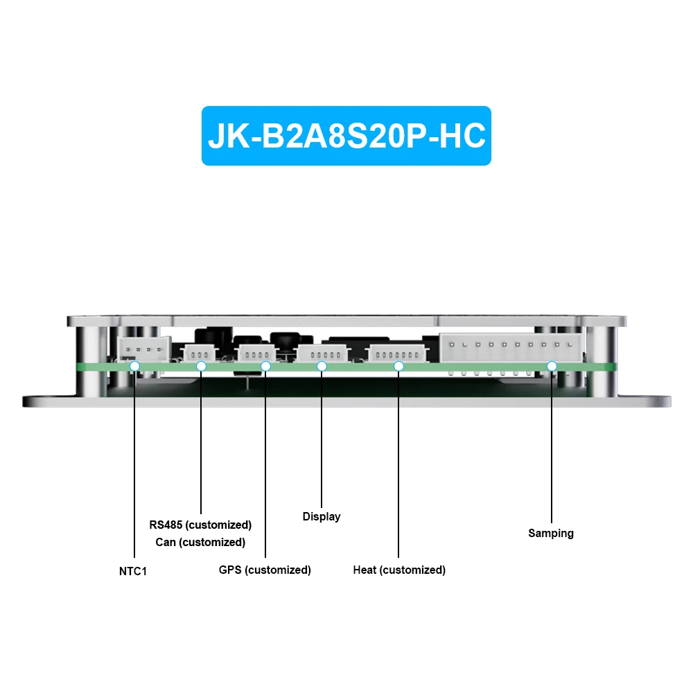 JIKONG 4S 5S 6S 7S 8S 17S 20S 24S 12V 24V 48V Aktives BMS 40A 60A 100A 200A 300A Lifepo4 Li-Ion Lto Batterie Smart BMS JKBMS B1A8S20P B2A8S20P B2A8S30P JIKONG JKBMS B2A20S20P B2A24S30P – Detail 11