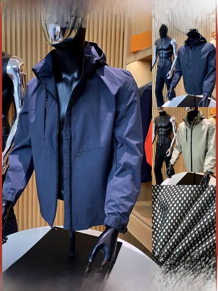 

Водонепроницаемая уличная мужская ветровка Jaet с капюшоном, осенне-зимнее молодежное пальто Faion Fce на подкладке, длинное пальто све