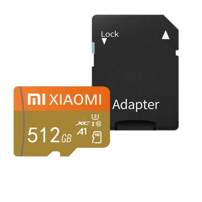 XIAOMI-Carte Micro TF/SD d'origine, 256 Go 512 Go 64 Go 1 To 2 To, carte mémoire haute vitesse U3 A1 classe 10 SD TF pour adaptateur d'appareil photo