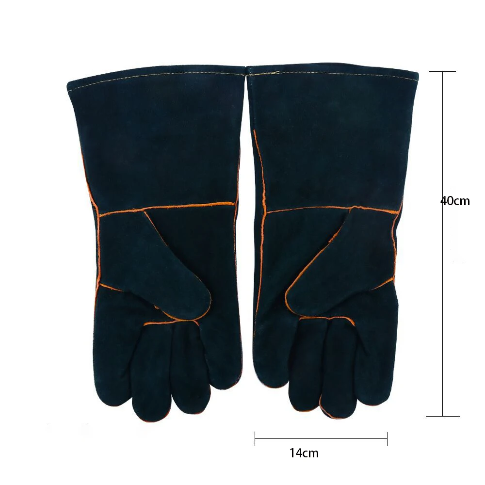 Guantes anti mordeduras y arañazos cuero perros gatos – Brazo largo - imagen 5