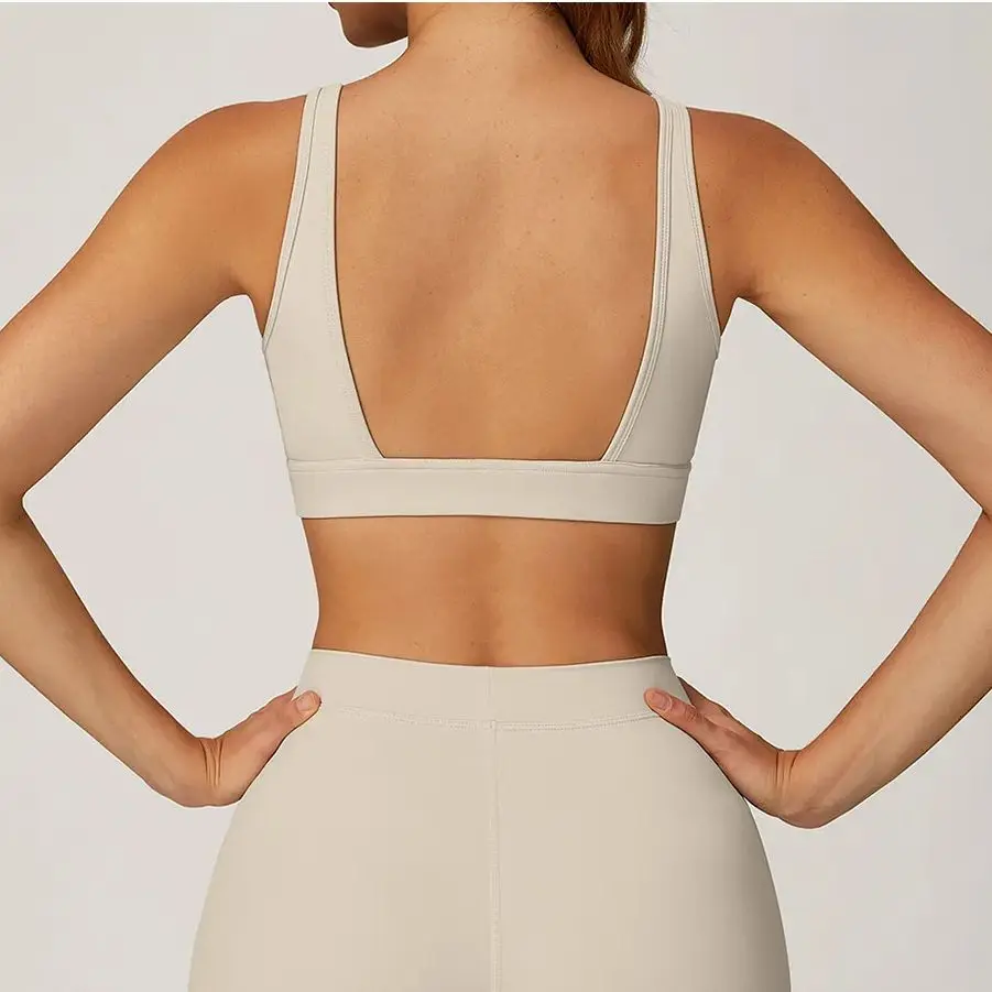 Sexy Gym Top Women Sports Bra Running Backless Yoga Bra Breathable Sport Underwear Women Fitness Workout Top Women Sport Clothes