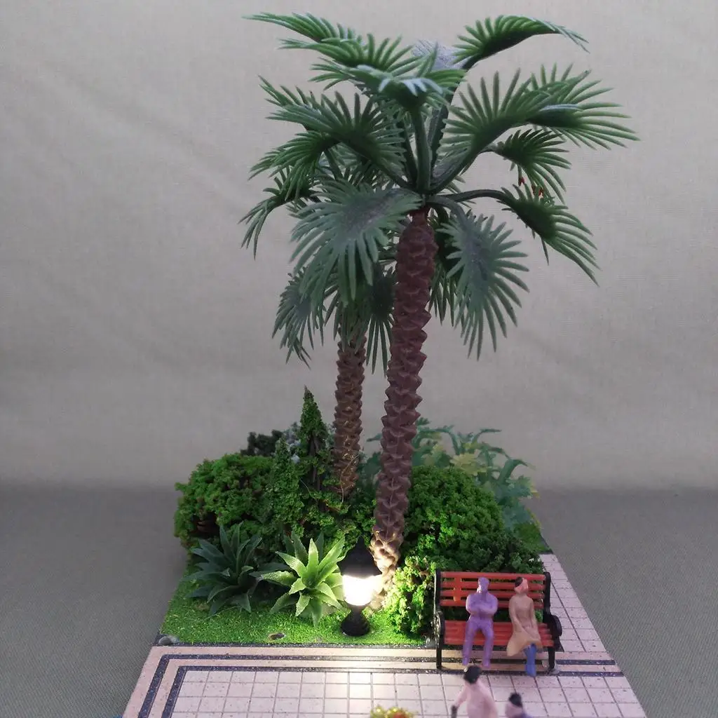Model Railway Lamp Post Lights HO Scale 1 100 Miniature Led Street Lights for Miniature Sand Table Scene