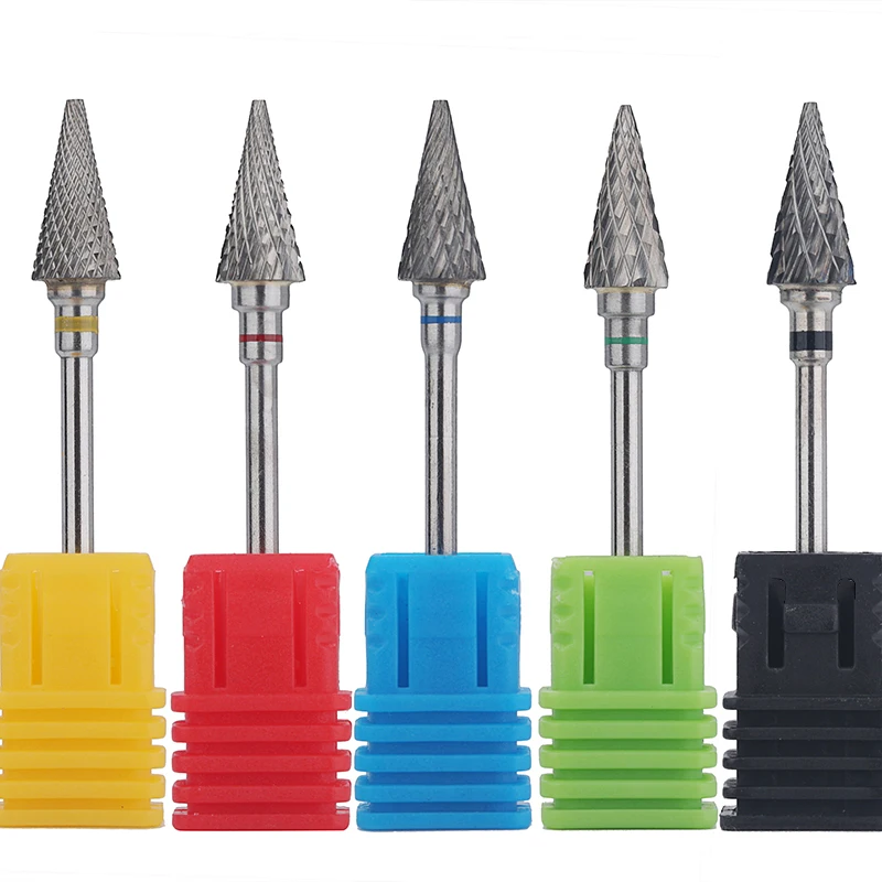 تلميح التنغستن كربيد مسمار لقمة ثقب الكهربائية مانيكير قواطع المطحنة مثقاب الخشب ملحق لمسمار هلام مزيل طلاء الأظافر أدوات الأظافر #3