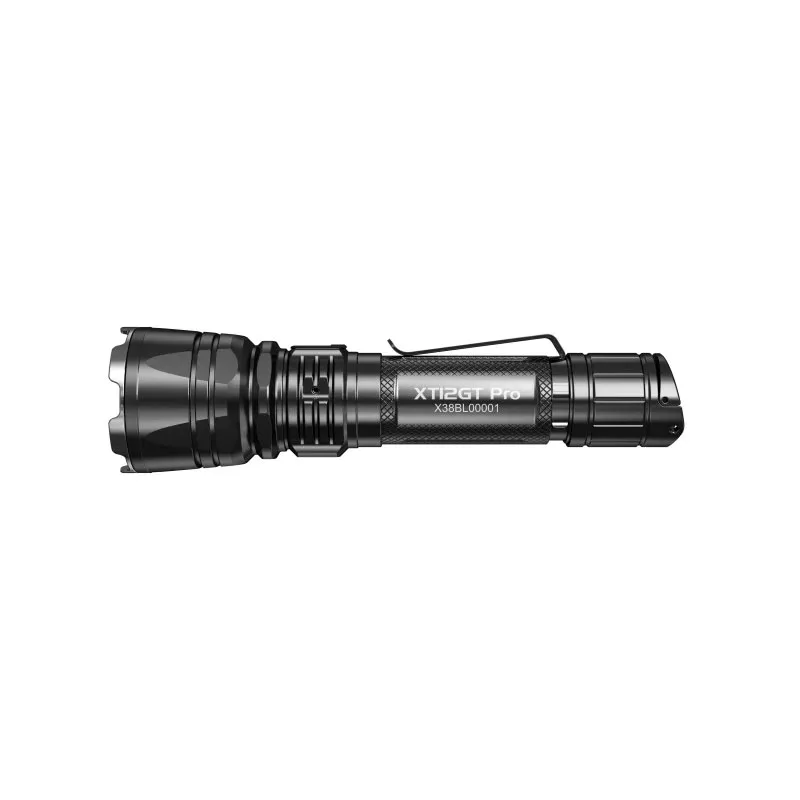 Klarus-XT12GT Pro Lanterna Tática de Alto Desempenho, Moldura Impressionante, 1600 Lumens, 850m Longo Lance Para Caça, 21700 Bateria