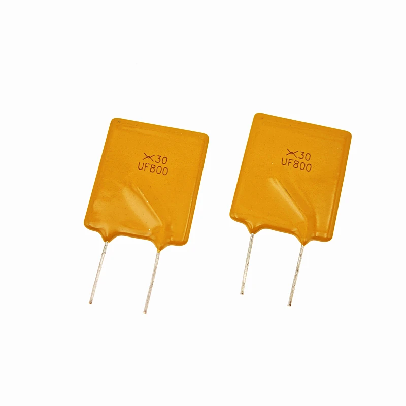 

100Pcs/Lot RUEF800 30V 8A DIP-2 X30 UF800 PTC RESET FUSE RADIAL PPTC PolySwitch Resettable Devices Fuses RUEF800HF RUEF800-2