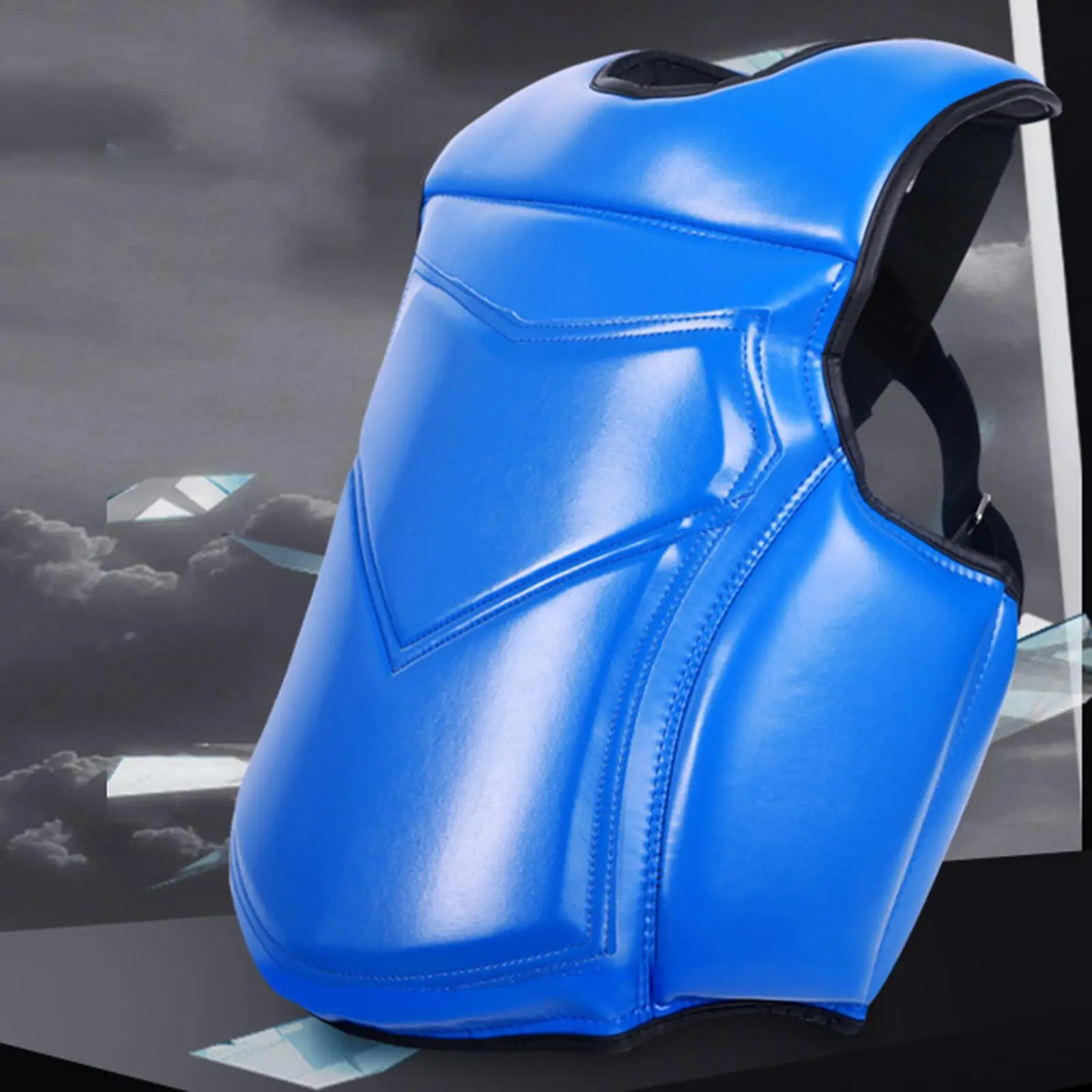 

Karate Chest Guard Elastic Boxing Body Protector for Fitness Sanda Muay Thai