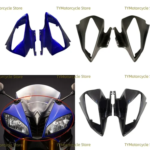 車のヘッドライト用のフェアリングパネル,yzf,r6,yzfr6,YZF-R6,2008, 2009, 2010, 2011, 2012, 2013, 2014, 2015, 2016に適しています