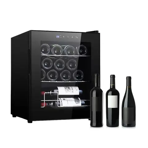 전자 와인 냉장고, Enfriador De Vino 독립형 와인 냉각기, 셀러 음료 와인 쿨러, 15 병, 58L