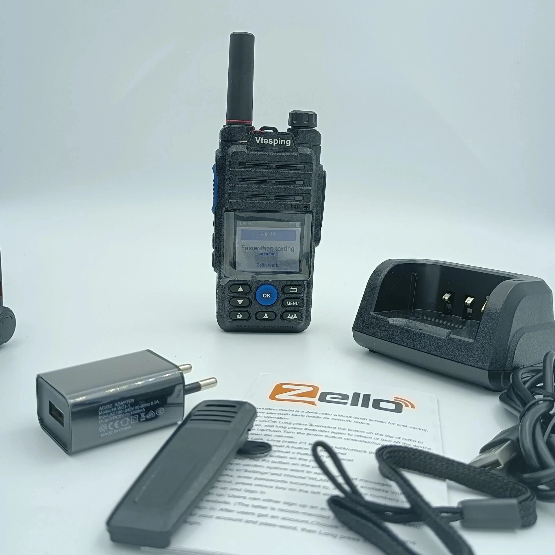 Zello radio 4G poc walkie talkie vtesping B5