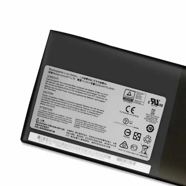，。for MSI GT80 GT73 GT73VR 6RE BTY-L78 Future Human S5-A1 Laptop Battery，。