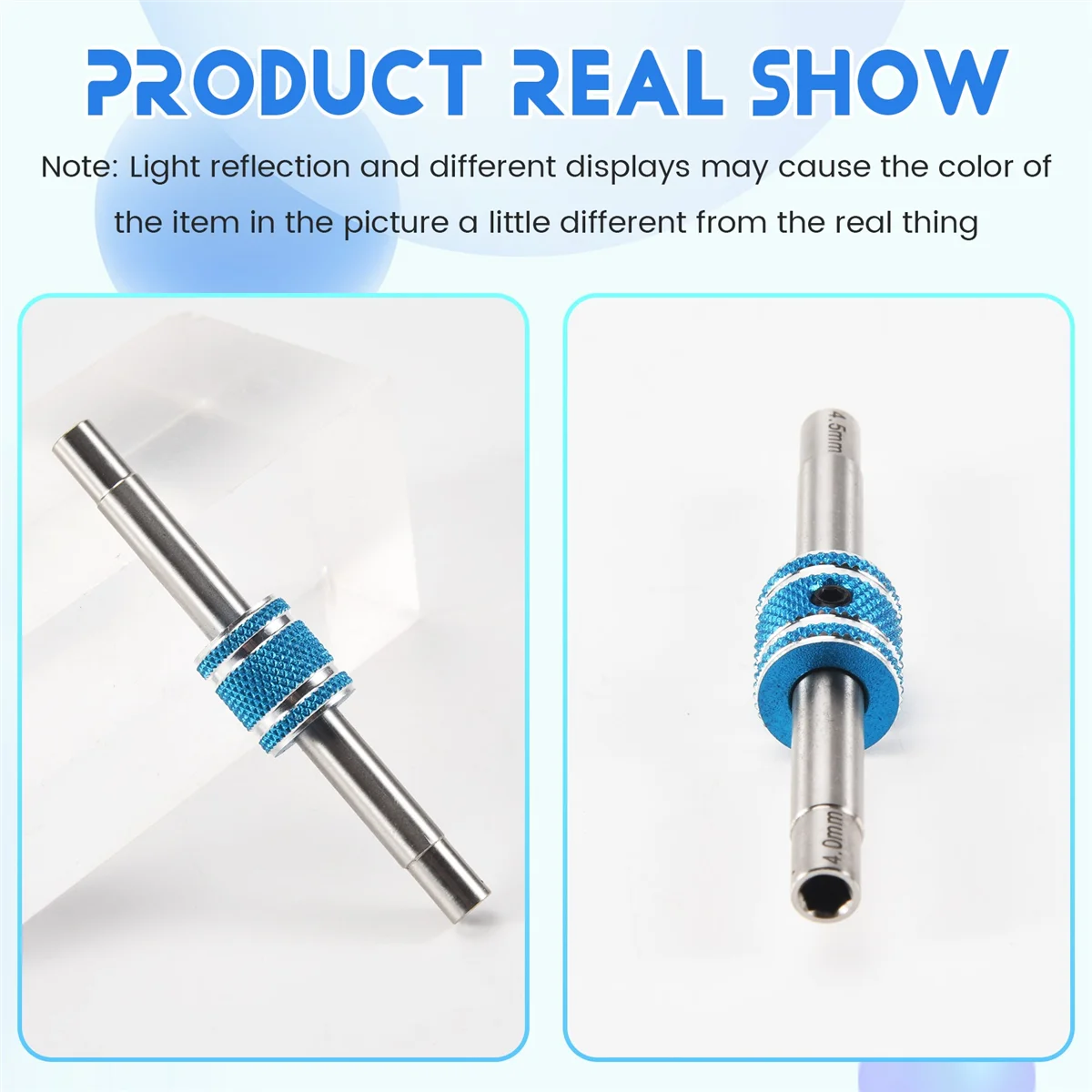 RYOST RC Model Tool Mini 4WD Hex Socket Wrench Spanner 4.0 4.5mm Nut Driver for 1/28 Cars Tire Wltoys K969 K989 MINIQ MINIZ