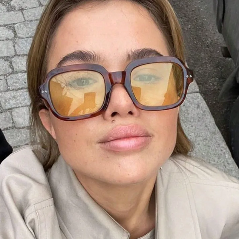 

New High Quality Leopard Sunglasses Outdoor Fashion Vintage Sun Glasses UV Protection Full Frame Eyewear