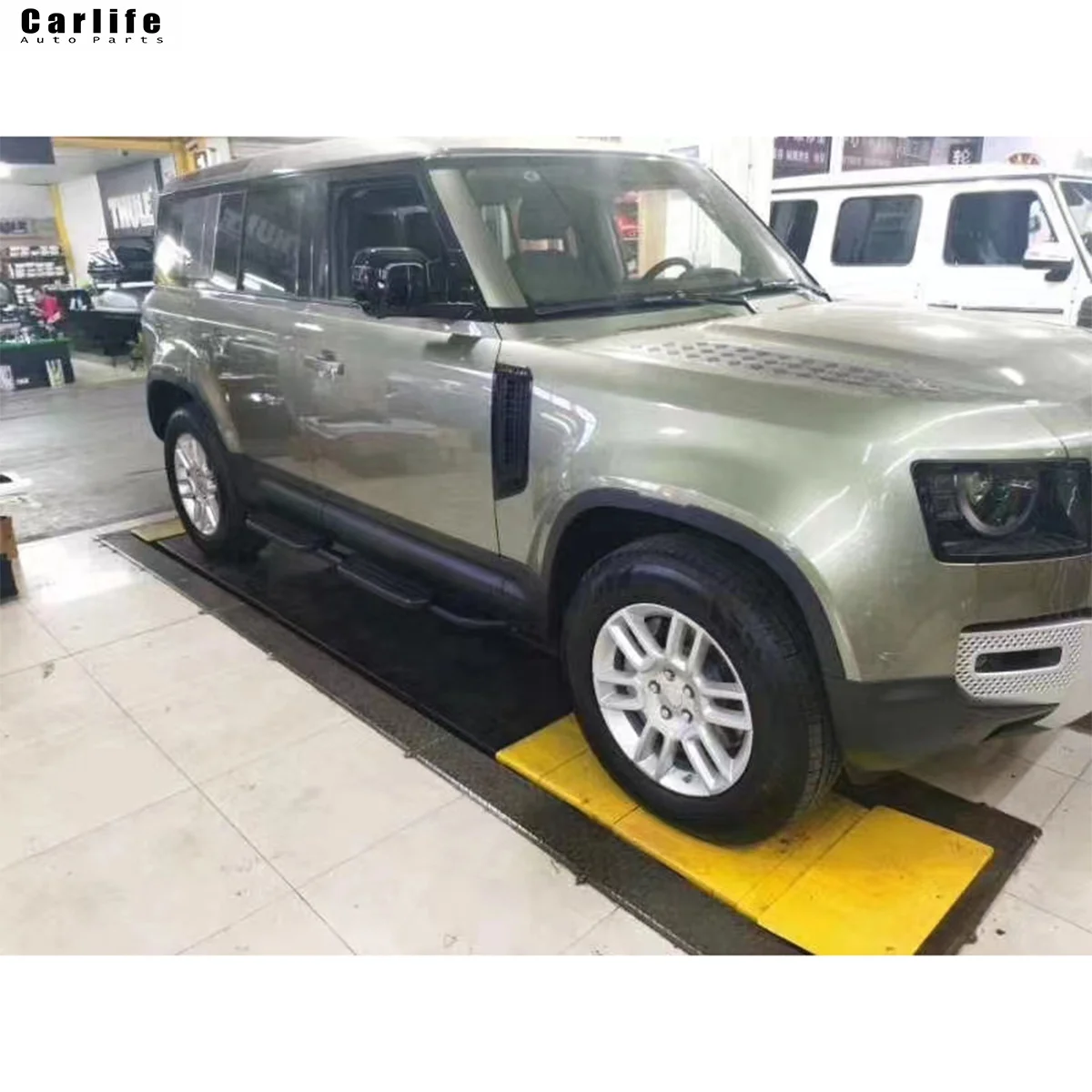 L663 خطوات جانبية جديدة لسيارة لاند روفر ديفندر 90/110/130 L663 2020 2021 2022 2023 #5