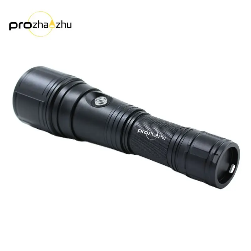 3000 Lumen IP68 100M Zoom Focus 26650 Rechargeable H-M-SOS Multifunction Aluminum Alloy Diving Flashlight