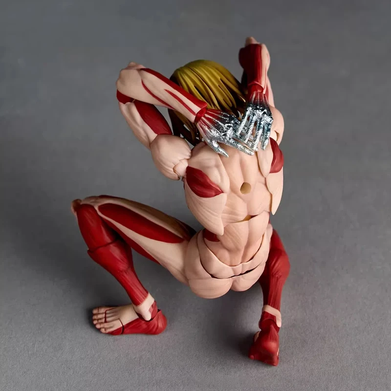 本物の進撃の巨人素晴らしい山口スタイルの巨人アニーアクションフィギュアアニメ周辺玩具コレクタブルモデル装飾ギフト