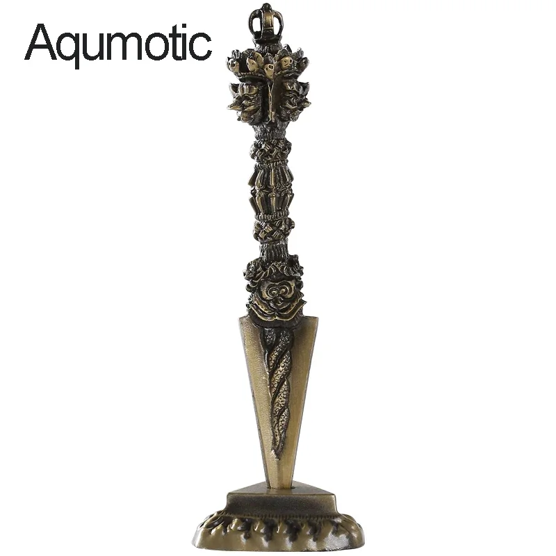Aqumotic المعادن كينغ كونغ ديكور زخرفة المدينة طرد الأرواح الشريرة بوبا المحرك تزيين ديكور للطاولات لحسن الحظ