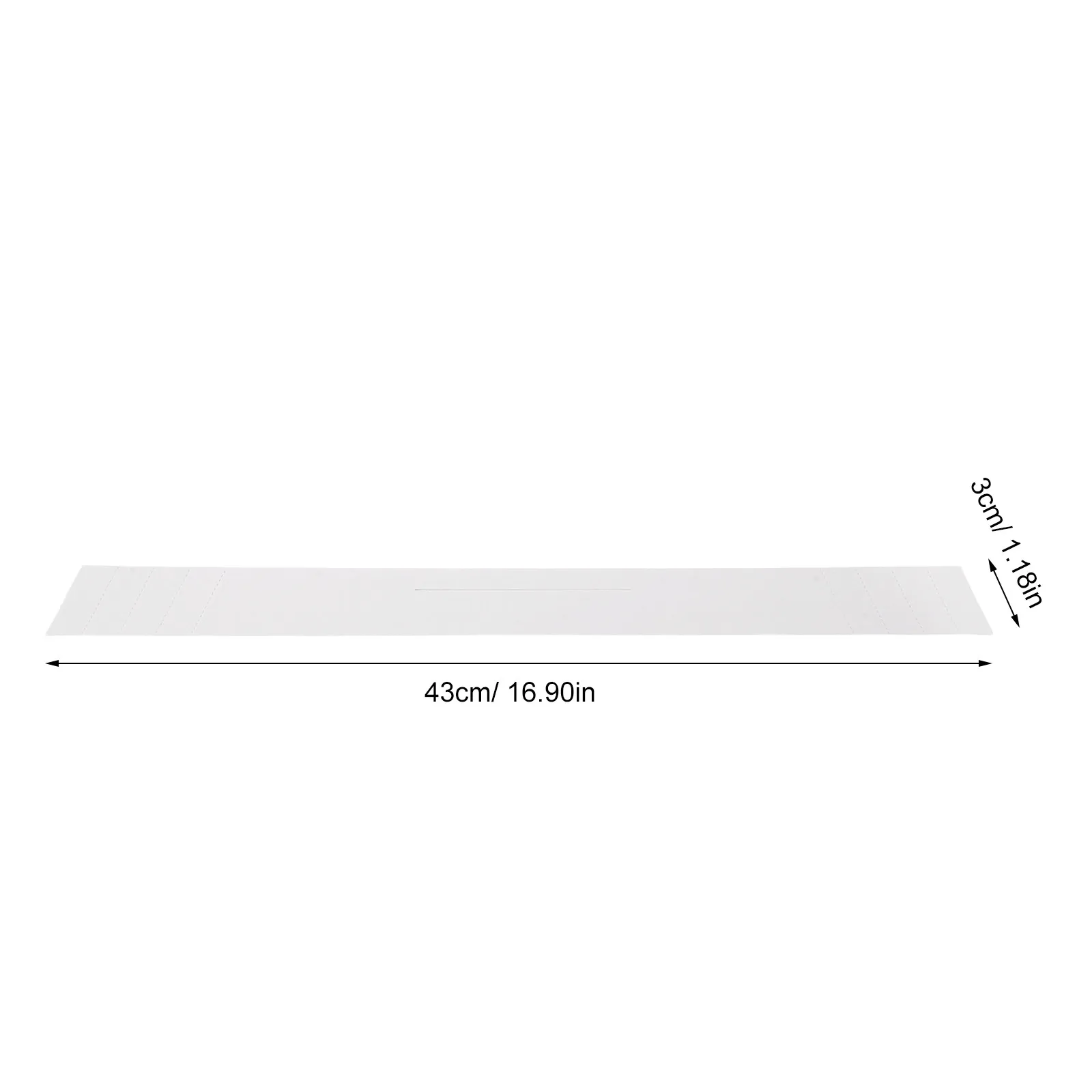 100Pcs Paper Collar Stays Shirt Supports for Dress Shirts Apparel Packaging Universal Fit Crisp Firm Appearance