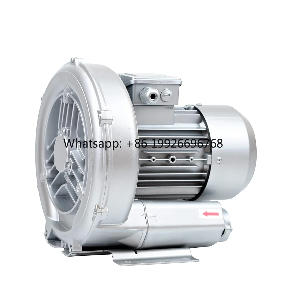 IP55 0.25KW 100mbar High Pressure Industrial Air Ring Blower Vortex Pump for Wastewater Treatment