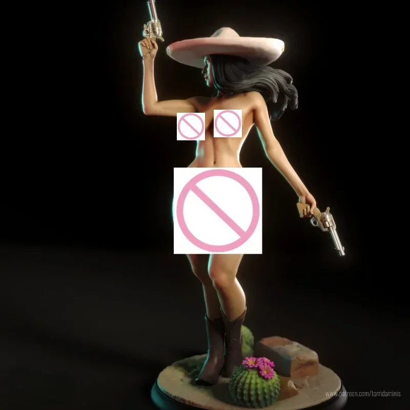 

1/24 фигурка из смолы 75 мм, собранная модель, набор, миниатюрная фигурка коровки, Даниэлы, разборная и Неокрашенная 3d-печать