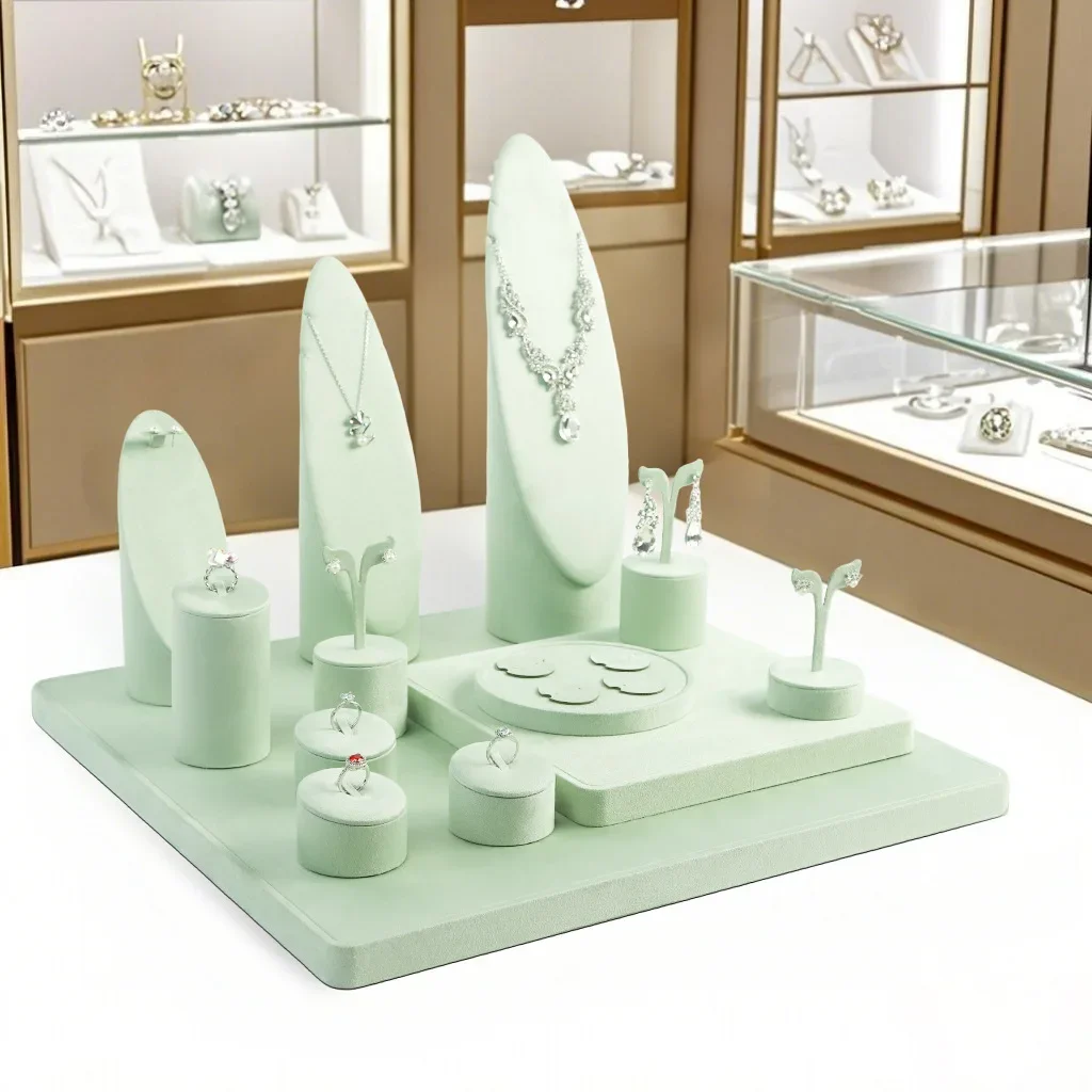 

Jewelry display stand, creative necklace ring jewelry store window display stand
