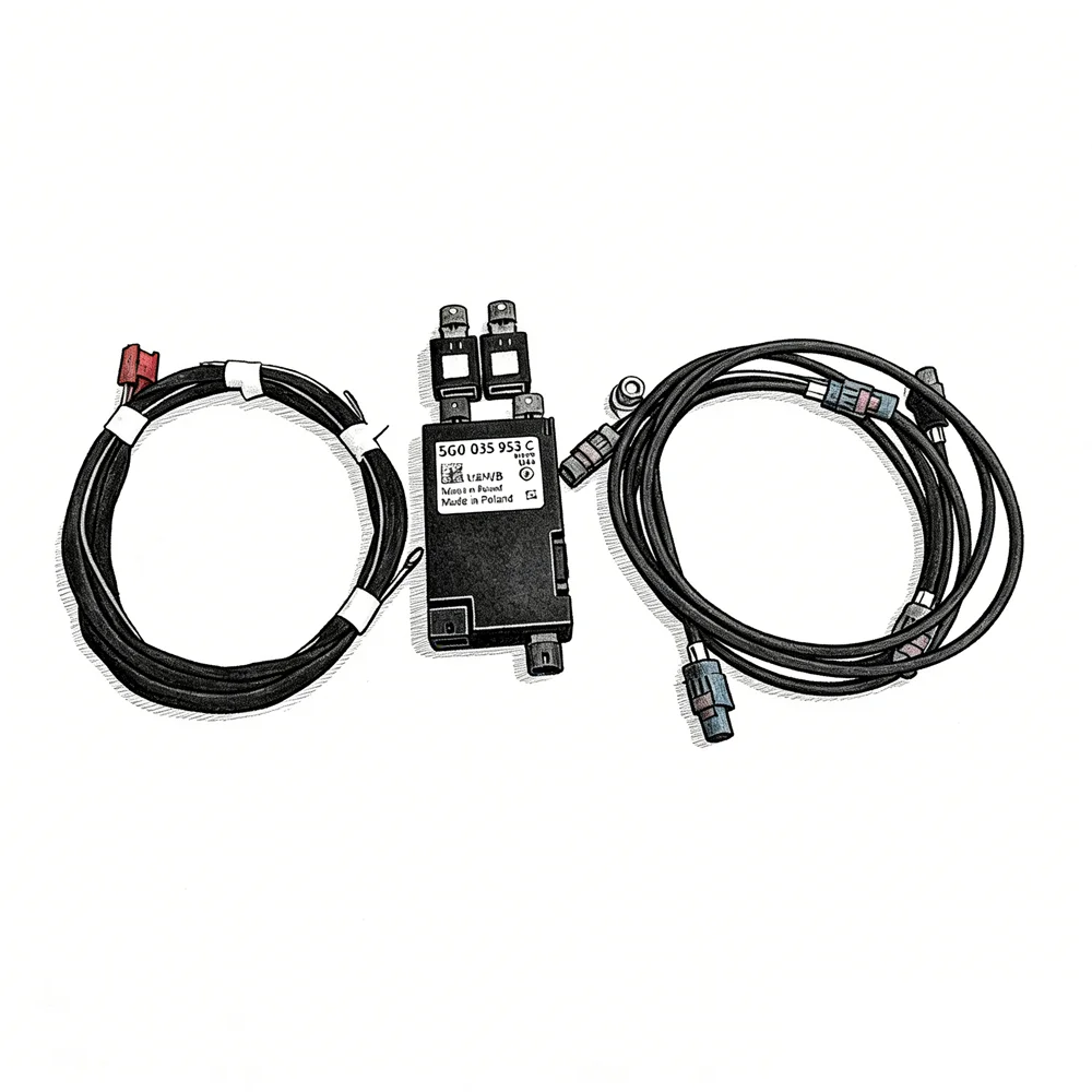 MIB UNIT USB HUB 1 TO 2 FOR VW