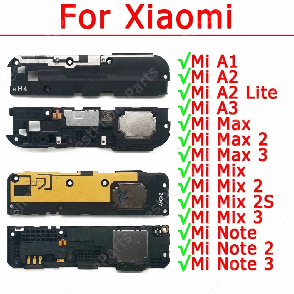 Loudspeaker For Xiaomi Mi A1 5X A2 Lite 6X A3 CC9e Max 2 Mix 2S Note 3 Loud Speaker Buzzer Ringer Sound Module Parts