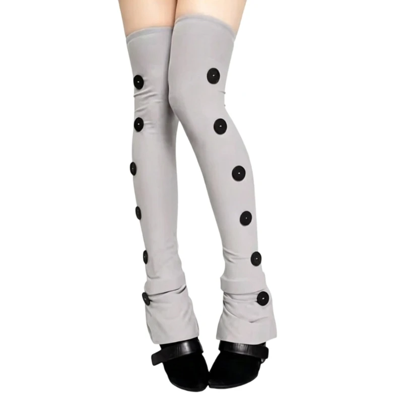 Long Socks In Geometric Design Comfortable Leg Sleeves Perfect For Streetwear Y1AC