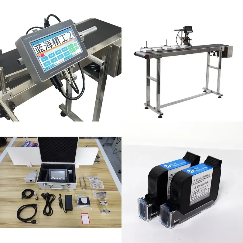 Easy-to-operate multilingual continuous online automatic TIJ printer marking machine