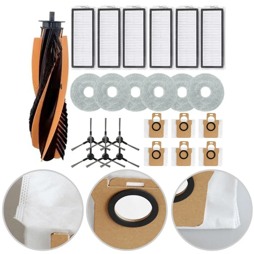 

1 Set Main Side Brush Dust Bag Mop Cloth Filter Kit ForJONR For P20PRO/T5Pro Robot Vacuum Cleaner Accessories Cleaning Parts