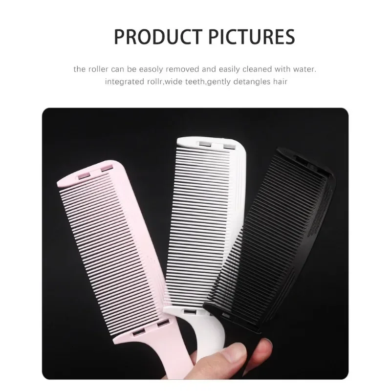 Curved Hair Clipping Cutting Arced Comb Barber Flat Top Haircut Comb Professional Hair Cutting Curved Positioning Comb