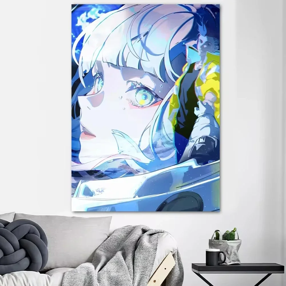 Cyberpunk Edgerunners Anime Poster Prints Wall Decals Sticker Pictures Canvas painting Living Room Home Decoration