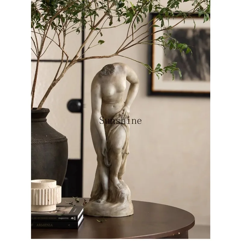 

Retro model house villa entrance floor decoration at the bottom of the stairs