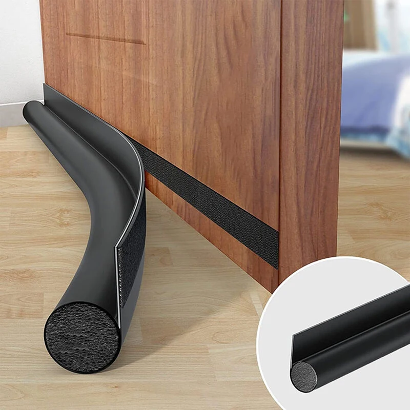 Picture 4: Windproof Seal Strip Draught Excluder Stopper Door Bottom Guard Double Protector Doorstop Dust-Proof Blocker Sealer Soundproof