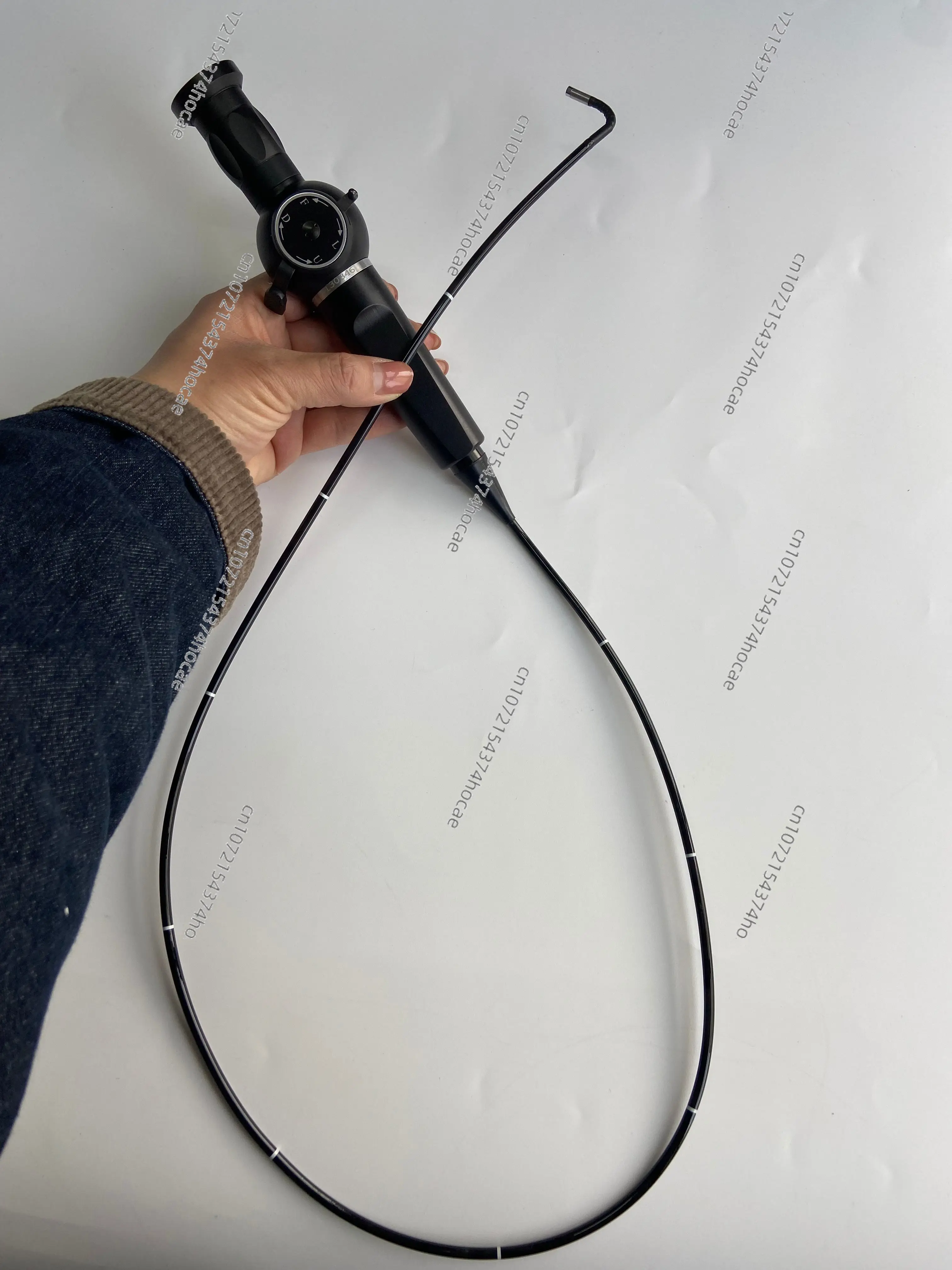 Flexible Optical Fiberscope With 4mm Dia, 1.2m Probe Cable, Adjustable Led Light Source