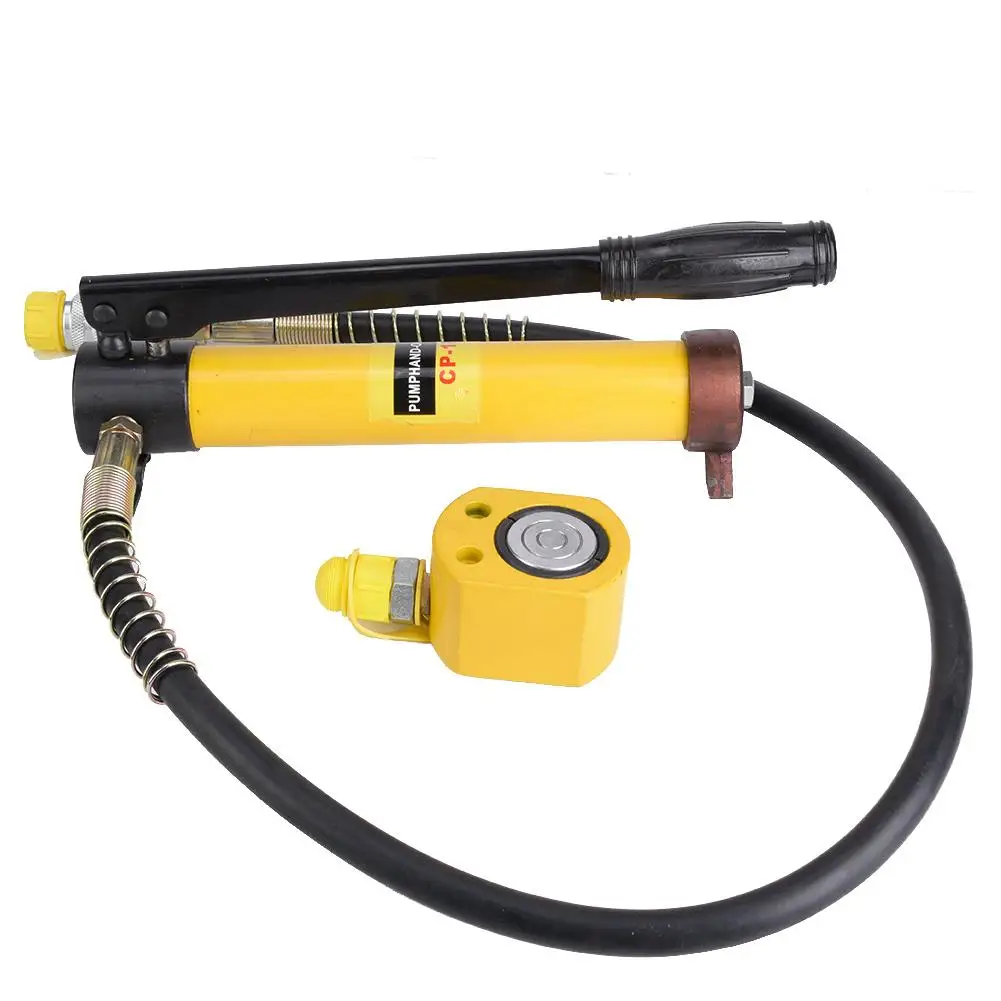 

Ultra Thin 10 Ton Hydraulic Pump with Steel Handle for Crimping Head Cable Cutter and Lifting Tool