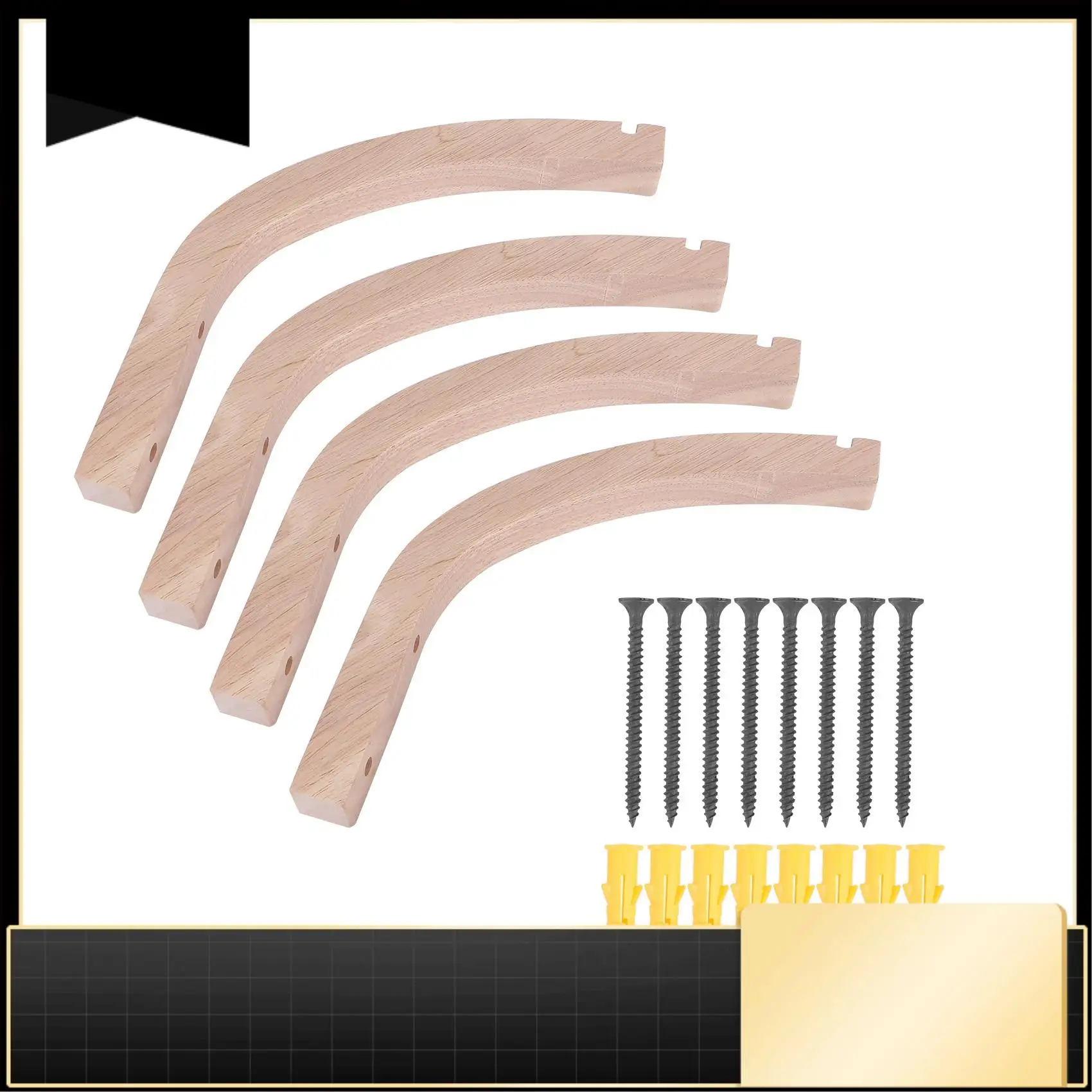 

Вешалка для растений, настенные горшки для комнатных растений, деревянные настенные подвесные крючки для растений, крючки-корзины для фонарей, 4 шт.-N37R