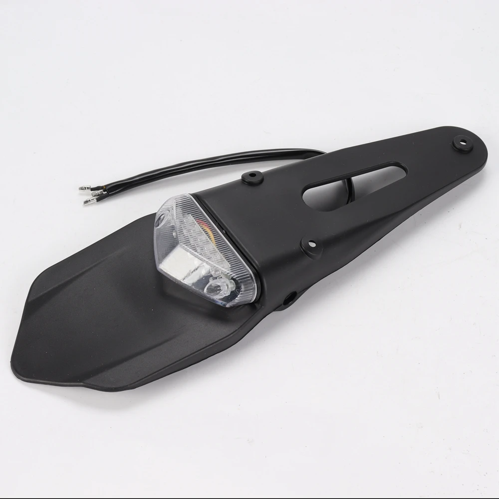 Universal Polisport Motorcycle LED Tail Light&Rear Fender Stop Enduro Dirt Bike Fender taillight MX Trail
