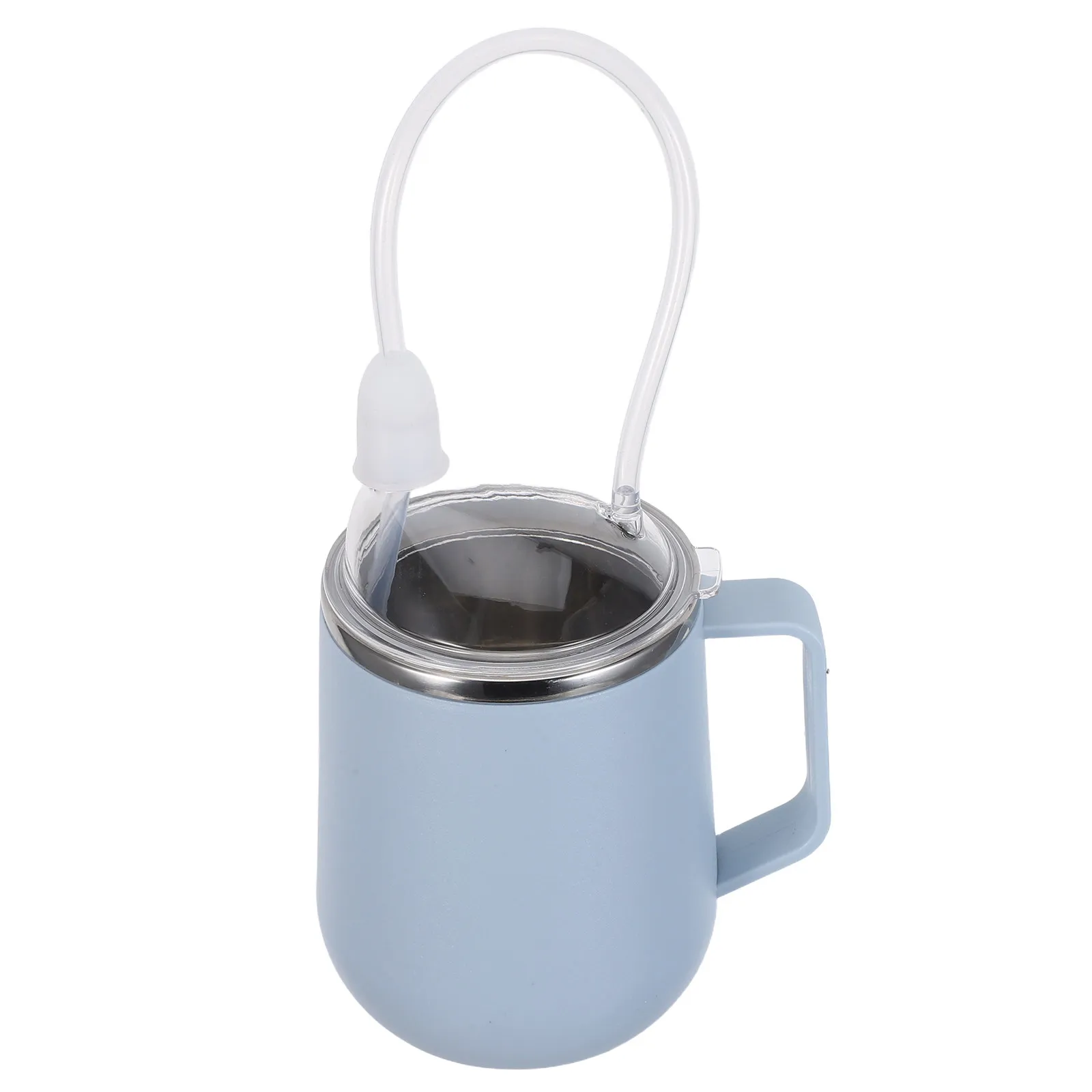 

1Set Non-Spill Elderly Drinking Cup 450Ml Spill-Resistant Bedside Sipping Cup for Dysphagia Seniors Liquid Diet