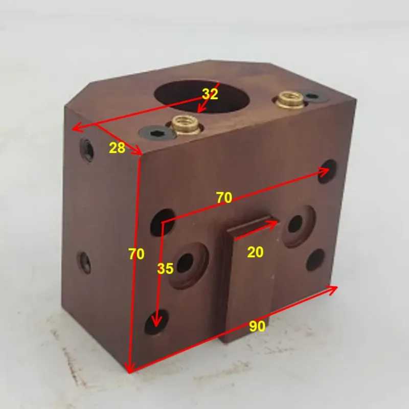 Lathe fixture, boring end face square fixture, inner hole cutting turret accessories