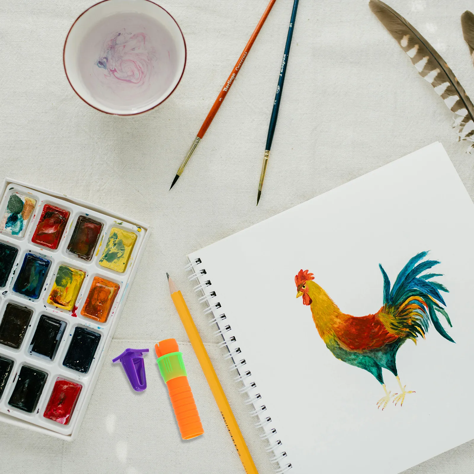 

10Pcs Oil Pastel Extender Crayon Holder Set Plastic Crayon Lengthener for Oil Pastels Drawing Stick Extender