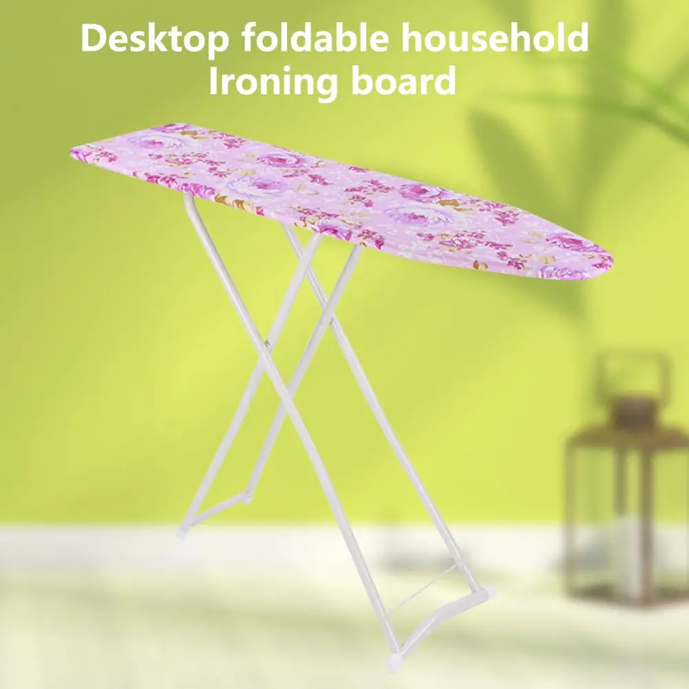 Ironing Board Height Adjustable Smooth Edge Good Load-bearing Non-Slip Wear Resistant Ironing Clothes Extra-Wide Clothes Ironing