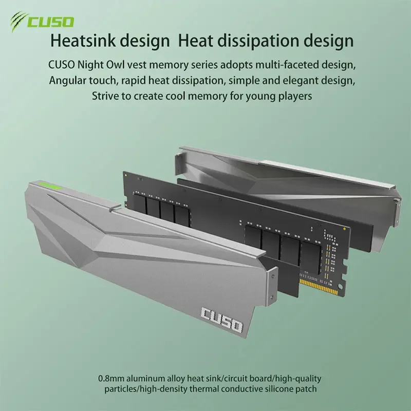 Imagem -05 - Cuso-dual Channel Memória Ram para Desktop Desktops Ddr4 16gb 8gb 3200mhz 3600mhz