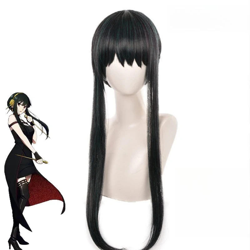 Yor Forger Cosplay Costume Anime Black Princess Dress Stockings Full Set Women Halloween Costume Party Stage Masquerade view 6