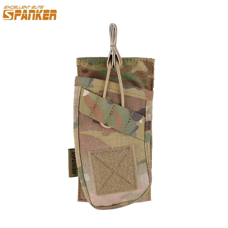 Tactical Single AK Magazine Pouch AR M4 AR15 Rifle Mag Bag Hunting Shooting Airsoft Paintball Magazine Pouches Open-Top Pouches