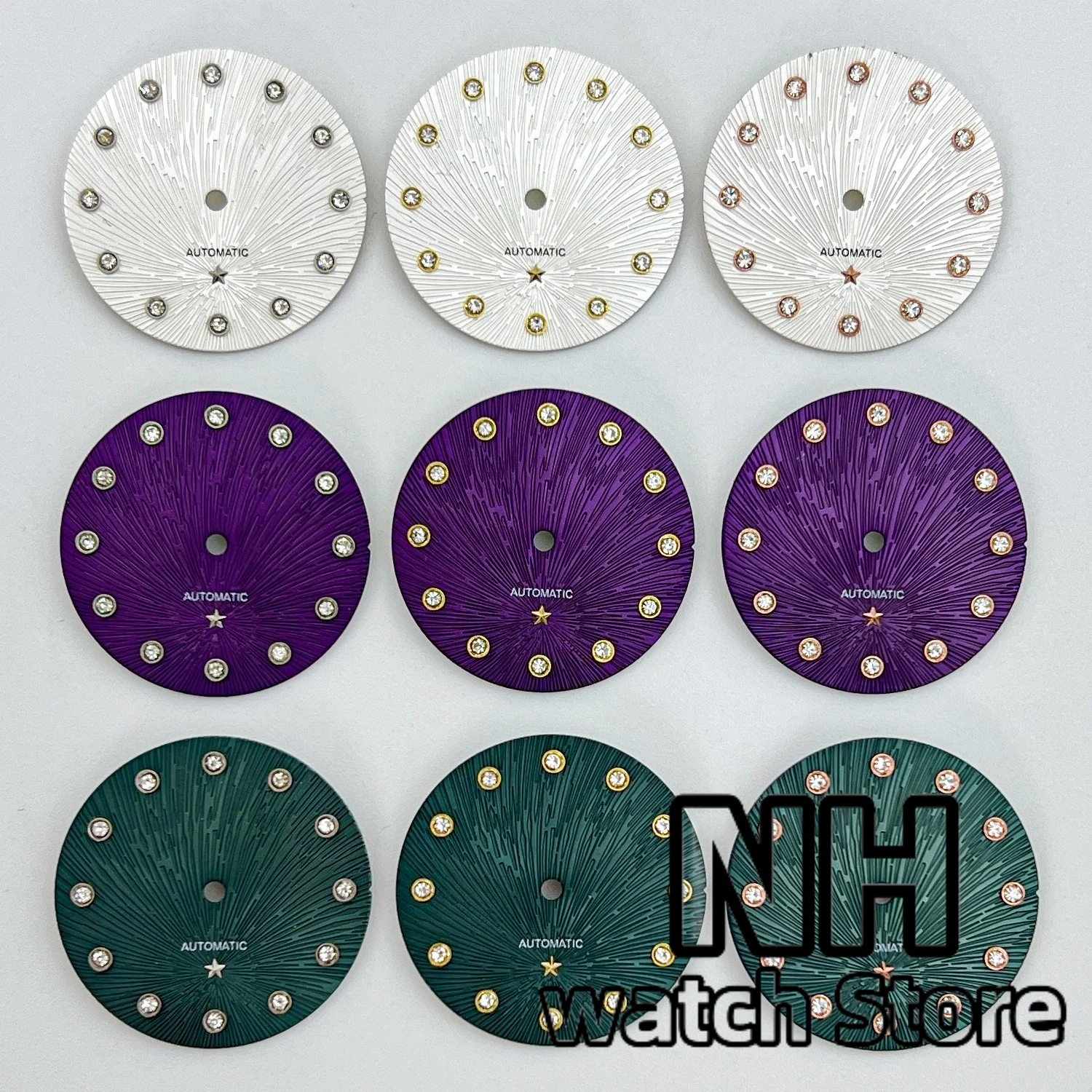 NH 24.5mm Star Watch Dial Gree - огляд і ціна Bronze Case Watch