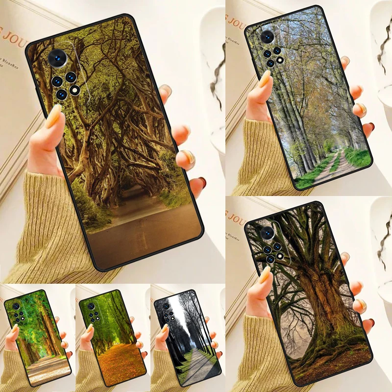 Tree Avenue Beautiful Nature Case For Samsung Galaxy S24 Plus S23 S20 S21FE Lite S22 Ultra Note 20 S8 S9 S10 Phone Coque