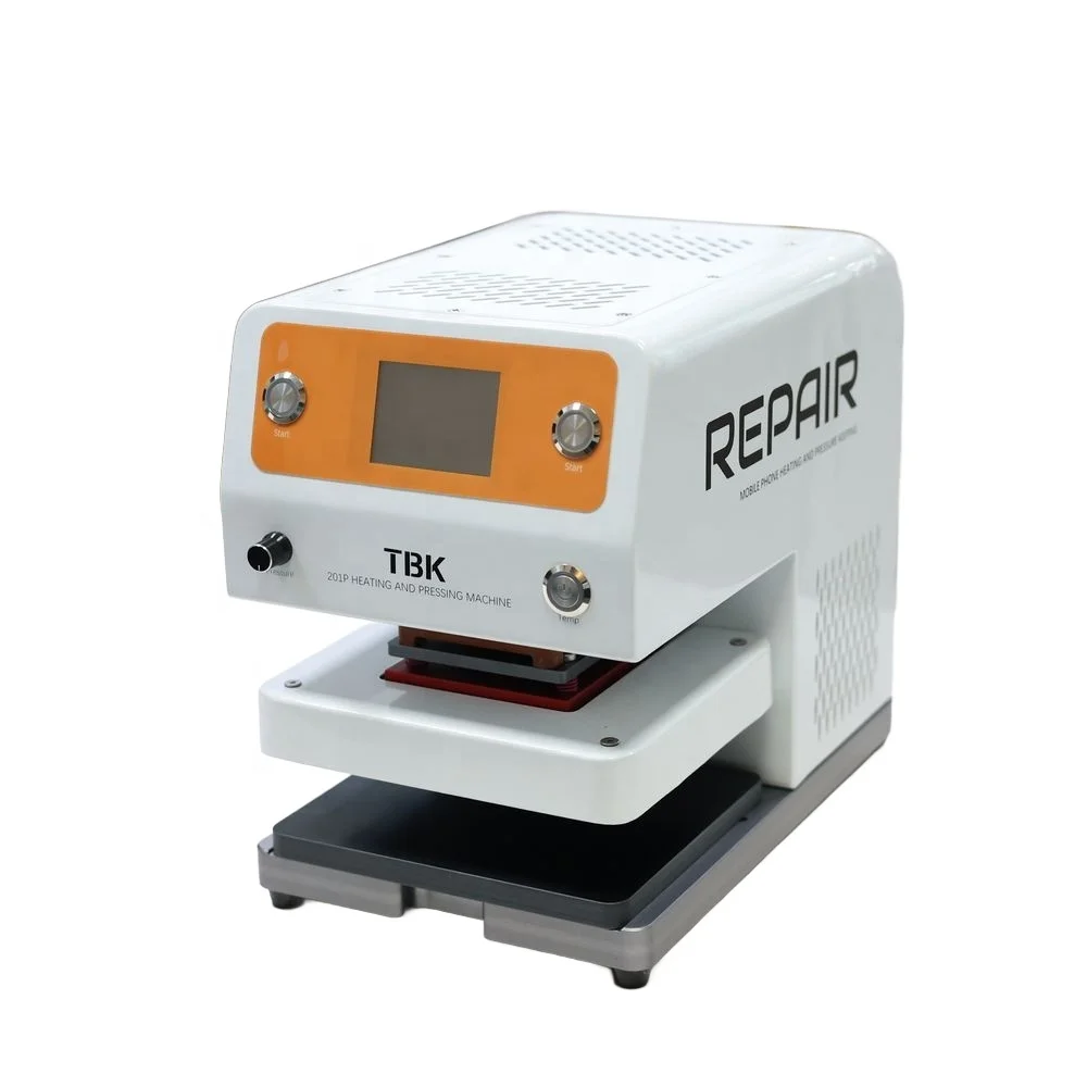 TBK201P Heating And Pressure Holding Machine, For Back Cover And Screen Adhesion, With Integrated Air Source