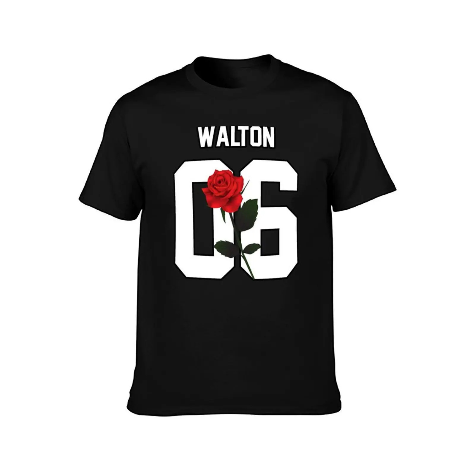 Javon Walton - Rose T-Shirt Basic Solid Tee for Daily Use